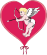 Купидон, День Святого Валентина - Любовные Виртуальные Открытки