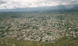 Parte central de la ciudad de Cochabamba