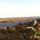 Vista al rio Oka, la vieja ciudad de Riazan.